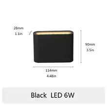 PIR Motion Sensor LED Wall Light – Waterproof Modern Outdoor & Indoor Smart Lamp